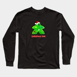 meeple Santa Long Sleeve T-Shirt